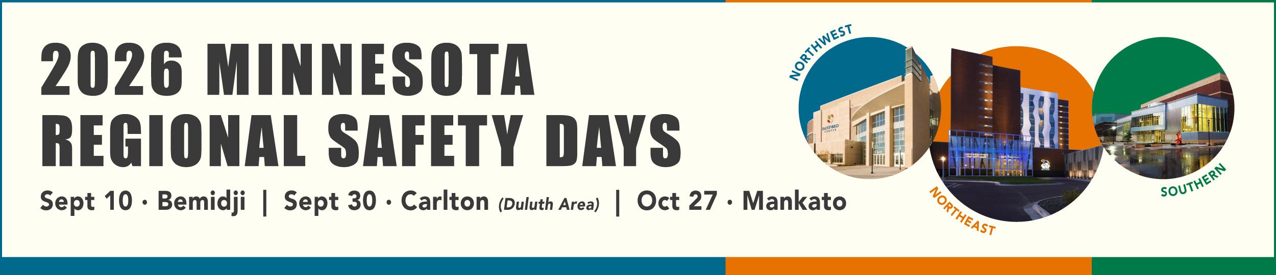 banner for 2026 Regional Safety Days